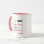 Personalized Funny Coffee/Tea Prescription Mug (Front Left)
