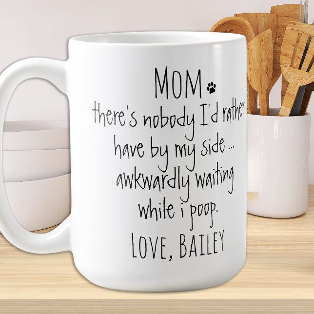 Personalized Funny Dog Mom Coffee Mug (Creator Uploaded)