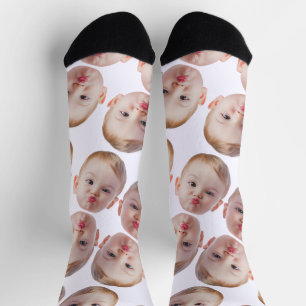 Personalized Funny Face Gift to Dad Sock for Adult