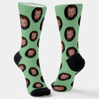 Personalized Funny Face Photo Socks