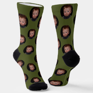 Personalized Funny Face Photo Socks