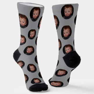 Personalized Funny Face Photo Socks