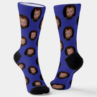 Personalized Funny Face Photo Socks