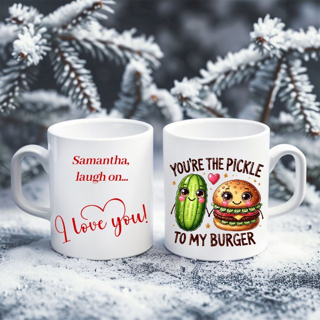 Personalized Funny Food Mug Valentine Gift for Her (Personalized Funny Food Mug Valentine Gift for Her)