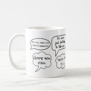Personalized Funny Leaving Gift For Worker Coffee Coffee Mug
