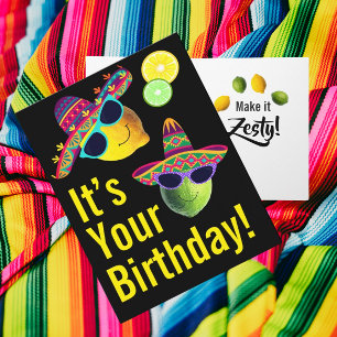 Personalized Funny Lemon Lime  Card