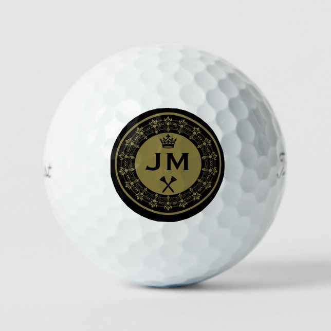 Personalized Funny Royal Golf Ball (Front)