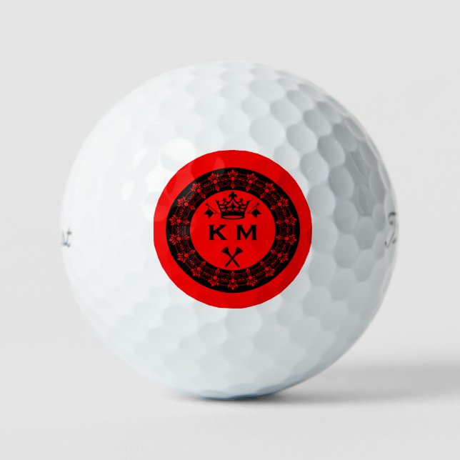 Personalized Funny Royal Golf Ball (Front)
