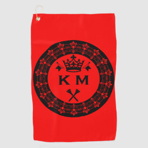 Personalized Funny Royal Golf Ball Towel