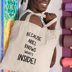 Personalized Funny Unique Statement Gift Tote Bag