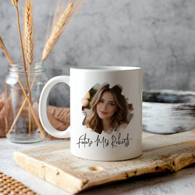 Personalized Future Mrs- Bride to Be Engagement Large Coffee Mug (Creator Uploaded)