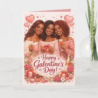 Personalized Galentine's Greeting Card