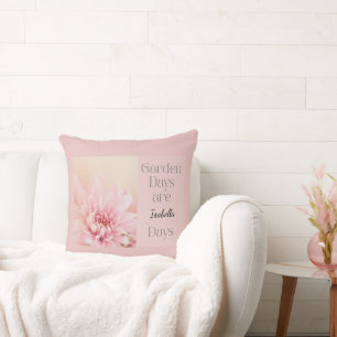 Personalized Garden Days, Gardening Hobby Gift Cushion