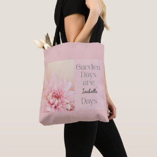 Personalized Garden Days, Gardening Hobby Gift Tote Bag