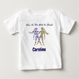 Personalized Gemini Zodiac Impressionist Toddler Baby T-Shirt