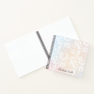 Personalized Geometric Pattern Notebook