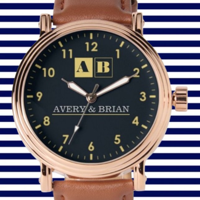 Personalized  Gift Custom Premium Style Monogram Watch (Creator Uploaded)