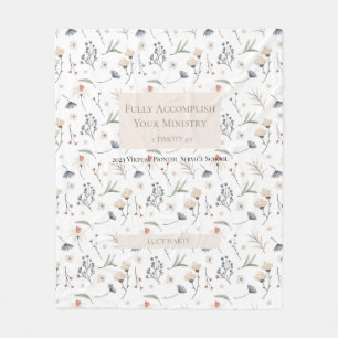 Personalized gift for 2023 JW pioneer sisters Fleece Blanket