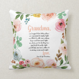 Personalized Gift for Grandma Cushion