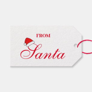 Personalized Gift Tags - From Santa