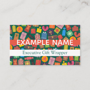 Personalized "Gifts and Presents" (American) Business Card
