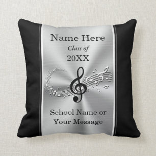 Personalized Gifts for Graduating Music Students Cushion