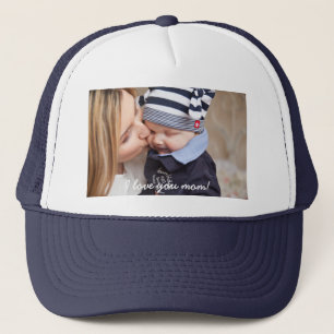 Personalized Gifts For Mom Add Your Photo And Text Trucker Hat