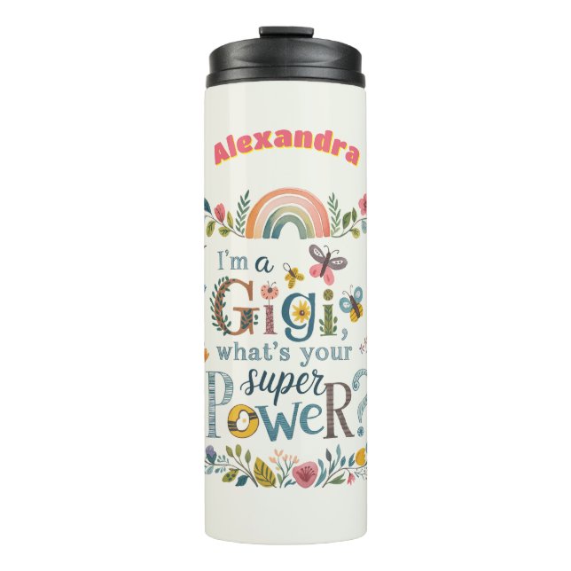 ❤️Personalized GIGI Gifts Mothers Day Birthday  Thermal Tumbler (Front)