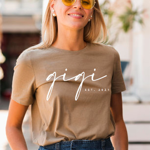 Personalized Gigi Grandma Shirt