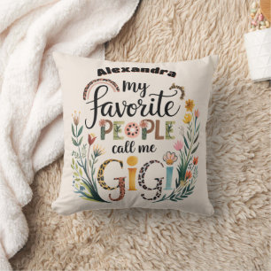 ❤️Personalized GIGI Mothers Day Birthday Christmas Cushion