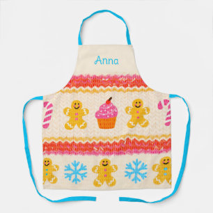 Personalized Gingerbread Baking Apron