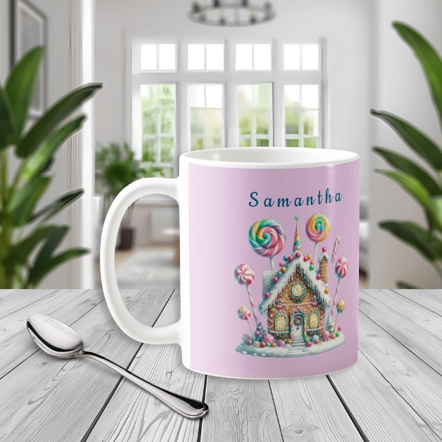 Personalized Gingerbread House Christmas Mug (Creator Uploaded)