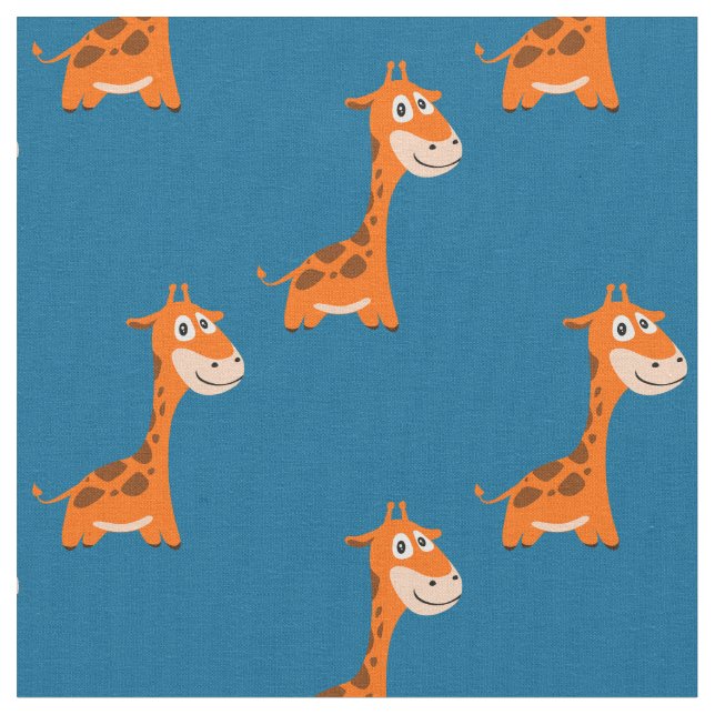 Personalized Giraffe Fabric (Close Up)