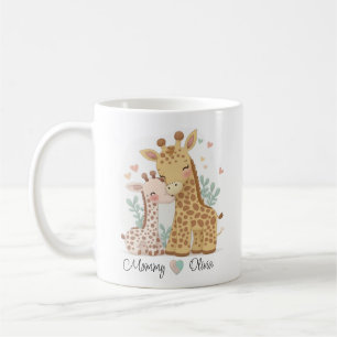 Personalized Giraffe Love Mug