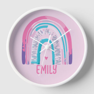 Personalized Girl Clock Decor