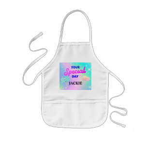 personalized girls  kids apron