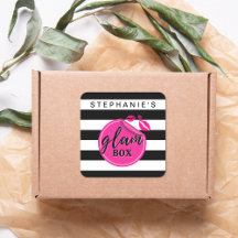 Personalized Glam Box Stickers
