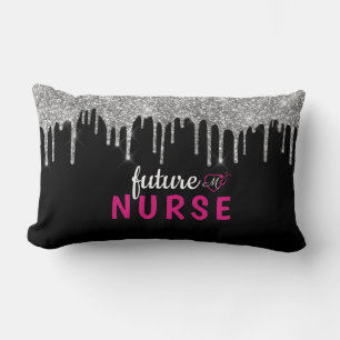 Personalized Glam Nurse Lumbar Pillow