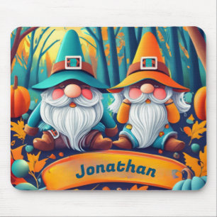 Personalized Gnome Mouse Pad, Mouse Pad. Pad
