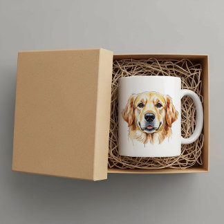 Personalized golden retriever Mug