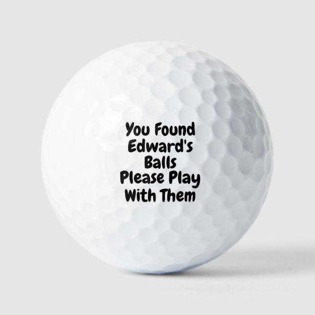 Personalized Golf Ball Funny Golfer Humor Custom (Front)