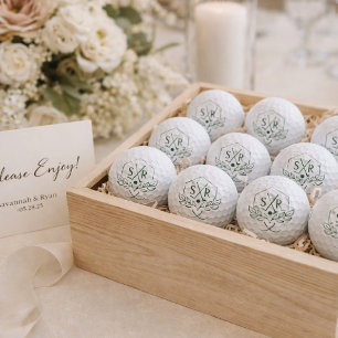 Personalized Golf Balls with Initials
