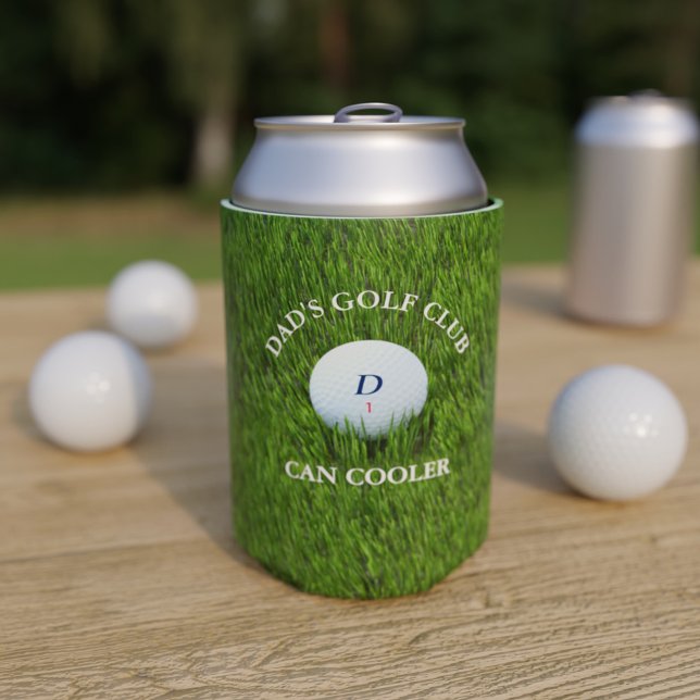 Personalized Golf Club Green Can Cooler (Creator Uploaded)