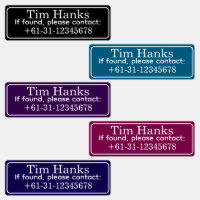 Personalized Golf Club ID Name Labels
