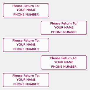 Personalized Golf Club ID Name Labels