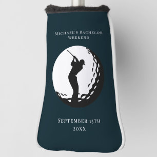 Personalized Golf Putter Cover Bachelor Weekend