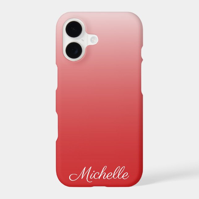 Personalized gradient ombre red (Back)
