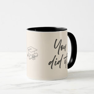 Personalized Graduate Mug – Elegant Script Style