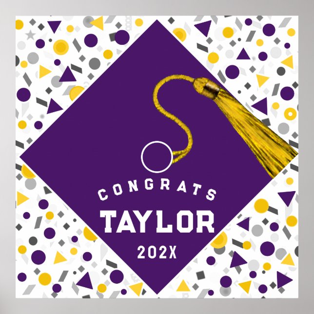 Personalized Graduation 2023 Congrats Poster (Front)