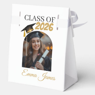 Personalized Graduation Favor Bags Class of 2026 Favour Box